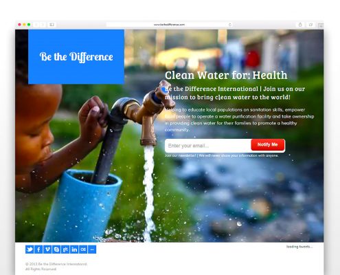 Be The Difference International | SG Designs | Tahoe Web Design